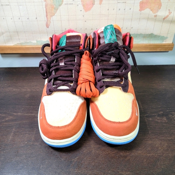 BRAND NEW Nike Dunk Mid Social Status Free Lunch Chocolate Milk Men's Size 11.0 - Picture 3 of 9